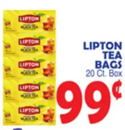 Bravo Supermarkets LIPTON TEA BAGS offer
