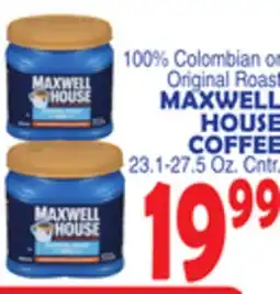 Bravo Supermarkets MAXWELL HOUSE COFFEE offer