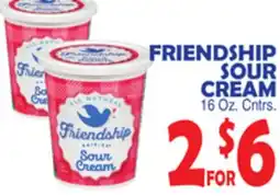 Bravo Supermarkets FRIENDSHIP SOUR CREAM offer