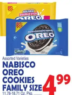Bravo Supermarkets NABISCO OREO COOKIES FAMILY SIZE offer