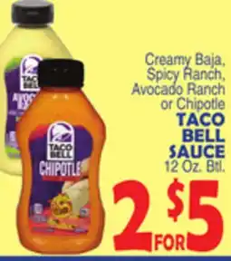 Bravo Supermarkets TACO BELL SAUCE offer