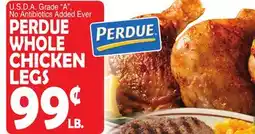 Bravo Supermarkets PERDUE WHOLE CHICKEN LEGS offer