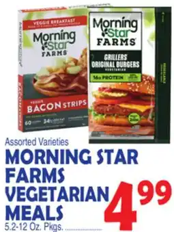 Bravo Supermarkets MORNING STAR FARMS VEGETARIAN MEALS offer