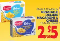 Bravo Supermarkets KRASDALE DELUXE MACARONI & CHEESE offer