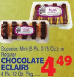 Bravo Supermarkets CHOCOLATE ECLAIRS offer