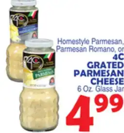 Bravo Supermarkets 4C GRATED PARMESAN CHEESE offer