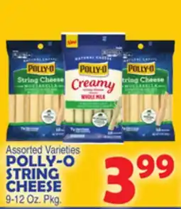 Bravo Supermarkets POLLY-O STRING CHEESE offer