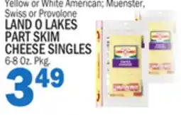 Bravo Supermarkets LAND O LAKES PART SKIM CHEESE SINGLES offer