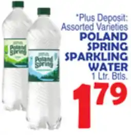 Bravo Supermarkets POLAND SPRING SPARKLING WATER offer