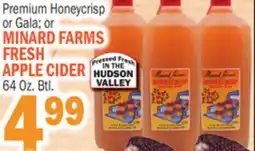 Bravo Supermarkets MINARD FARMS FRESH APPLE CIDER offer