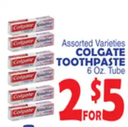 Bravo Supermarkets COLGATE TOOTHPASTE offer