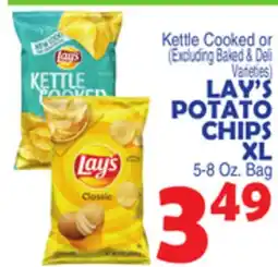 Bravo Supermarkets LAY'S POTATO CHIPS XL offer