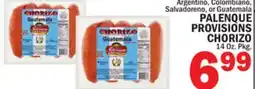 Bravo Supermarkets PALENQUE PROVISIONS CHORIZO offer