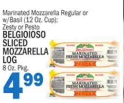Bravo Supermarkets BELGIOIOSO SLICED MOZZARELLA LOG offer