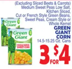 Bravo Supermarkets GREEN GIANT CORN offer