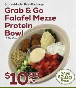 DeCicco & Sons Store-Made, Pre-Packaged Grab & Go Falafel Mezze Protein Bowl offer