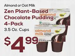 DeCicco & Sons Zen Plant-Based Chocolate Pudding 4-Pack offer