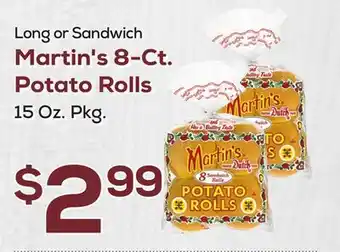 DeCicco & Sons Martin's 8-Ct. Potato Rolls offer