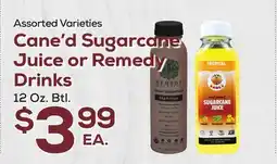 DeCicco & Sons Cane'd Sugarcane Juice or Remedy Drinks offer