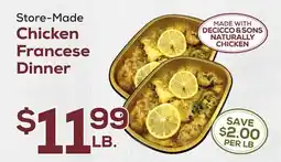 DeCicco & Sons Chicken Francese Dinner offer
