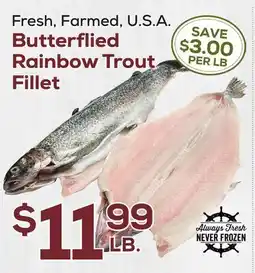 DeCicco & Sons Butterflied Rainbow Trout Fillet offer