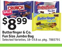 Stop&Shop Butterfinger & Co. Fun Size Jumbo Bag offer