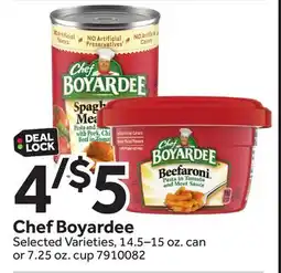 Stop&Shop Chef Boyardee offer