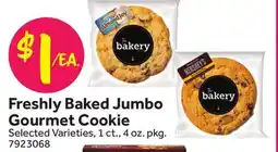 Stop&Shop Freshly Baked Jumbo Gourmet Cookie offer