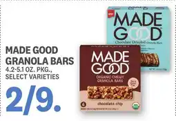 Kings Food Markets MADE GOOD GRANOLA BARS offer