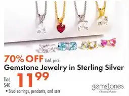 Boscov's Gemstone Jewelry in Sterling Silver offer