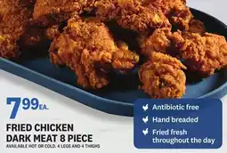 Kings Food Markets FRIED CHICKEN DARK MEAT 8 PIECE offer