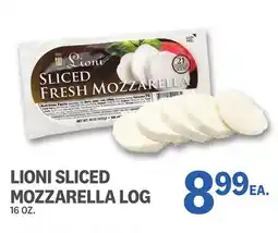 Kings Food Markets LIONI SLICED MOZZARELLA LOG offer