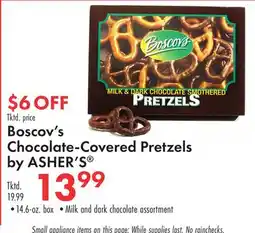 Boscov's Boscov's Chocolate-Covered Pretzels by ASHER'S offer