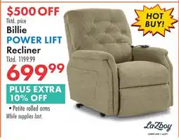 Boscov's Billie POWER LIFT Recliner offer