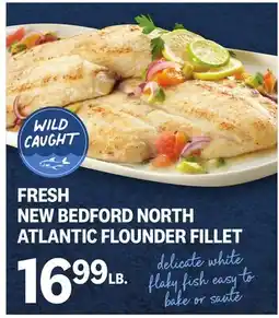 Kings Food Markets FRESH NEW BEDFORD NORTH ATLANTIC FLOUNDER FILLET offer