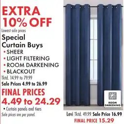 Boscov's Special Curtain Buys offer