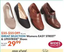 Boscov's GREAT SELECTION Womens EASY STREET & LIFESTRIDE Shoes offer