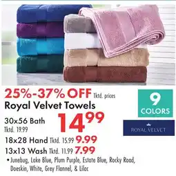 Boscov's Royal Velvet Towels offer