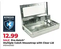 Runnings Pro-Ketch Multiple Catch Mousetrap with Clear Lid offer