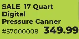 Runnings 17 Quart Digital Pressure Canner offer