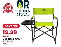 Runnings Director's Chair offer
