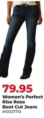Runnings Women's Perfect Rise Rosa Boot Cut Jeans offer