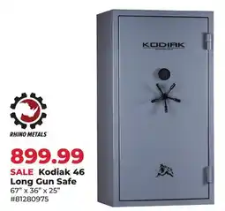 Runnings Kodiak 46 Long Gun Safe offer