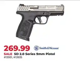 Runnings Smith & Wesson SD 2.0 Series 9mm Pistol offer