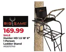 Runnings Hunter HD 1.5 18' 6 1 Person Ladder Stand offer