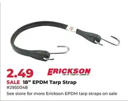 Runnings ERICKSON 18 EPDM Tarp Strap offer