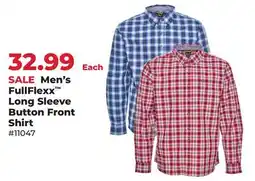 Runnings Men's FullFlexx Long Sleeve Button Front Shirt offer