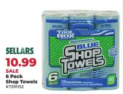 Runnings SELLARS 6 Pack Shop Towels offer