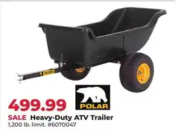 Runnings Heavy-Duty ATV Trailer offer