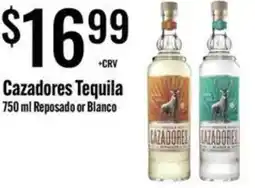 Jons International Cazadores tequila offer